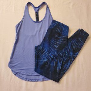 OLD NAVY ACTIVE T-STRAP TANK TOP & LEGGINGS SET